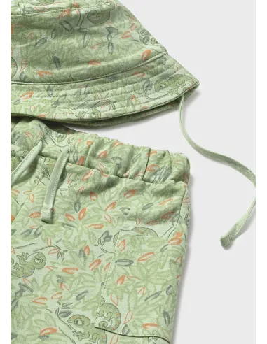 Conj. punto print con bucket - Matcha    