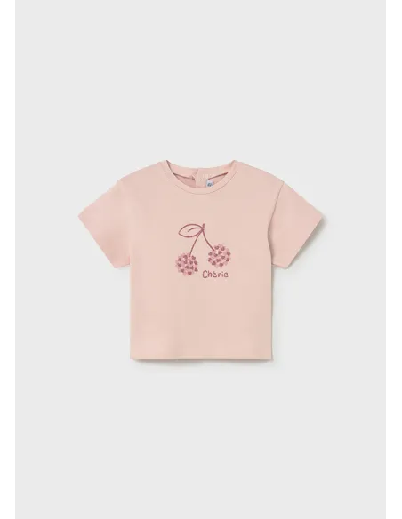 Camiseta m/c basica - Peonia    