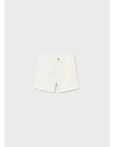 Bermuda chino sarga basica - Nata      
