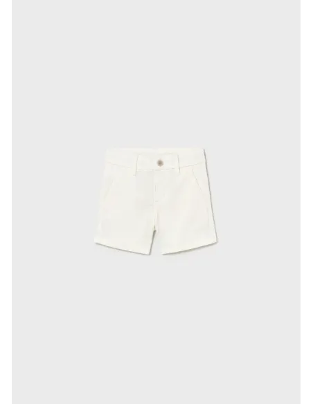 Bermuda chino sarga basica - Nata      