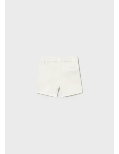 Bermuda chino sarga basica - Nata      