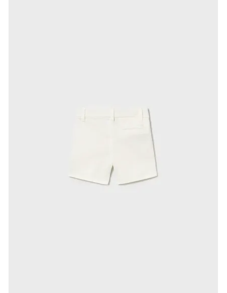 Bermuda chino sarga basica - Nata      