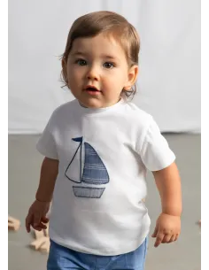 Camiseta m/c vestir - Blanco    