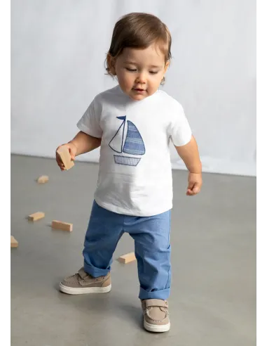 Camiseta m/c vestir - Blanco    