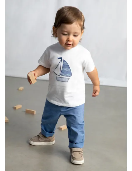 Camiseta m/c vestir - Blanco    