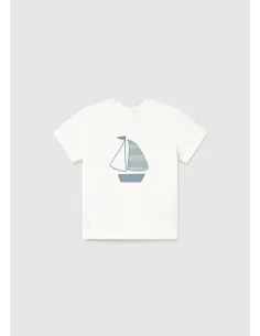 Camiseta m/c vestir - Nata      