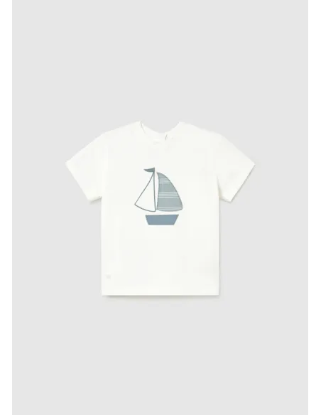 Camiseta m/c vestir - Nata      