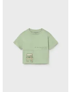 Camiseta m/c bolsillo - Matcha    