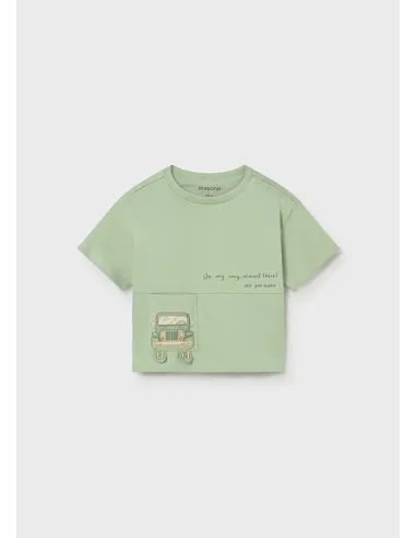 Camiseta m/c bolsillo - Matcha    
