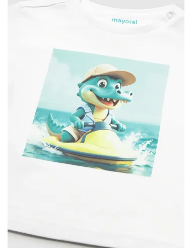 Camiseta m/c moto acuatica - Blanco    