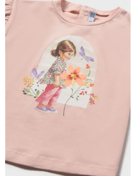 Camiseta m/c grafica - Blossom   