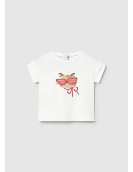 Camiseta m/c grafica - Blanco    