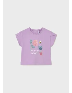 Camiseta m/c play - Lilac     