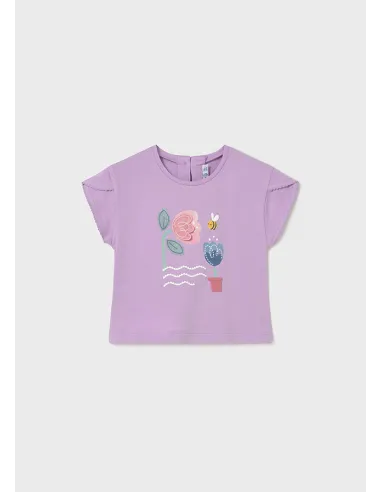Camiseta m/c play - Lilac     