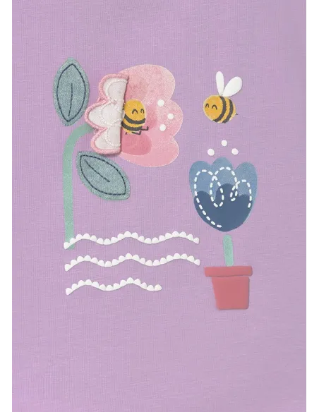 Camiseta m/c play - Lilac     