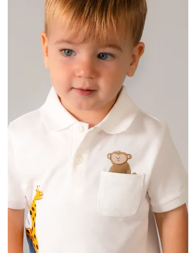 Polo m/c animal - Nata      