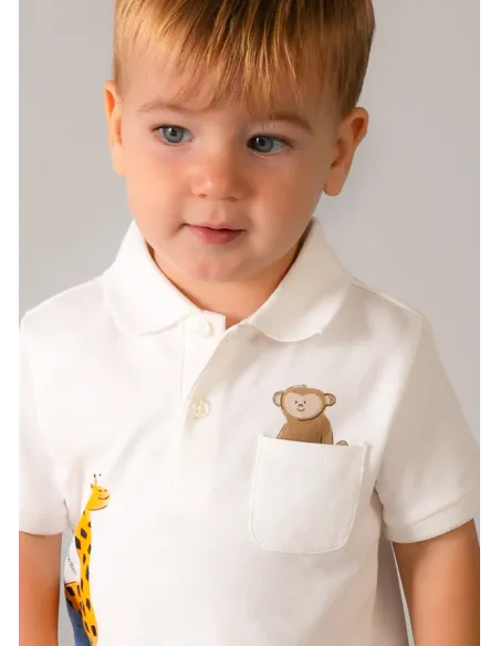 Polo m/c animal - Nata      