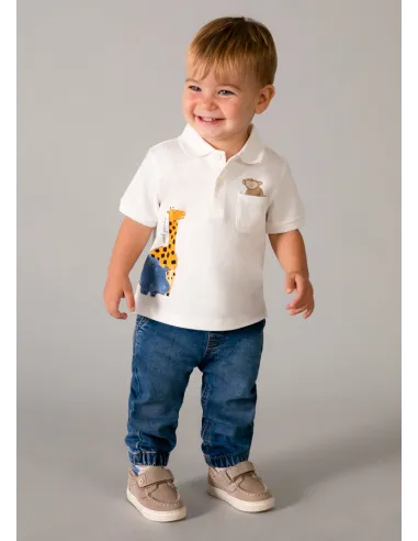 Polo m/c animal - Nata      