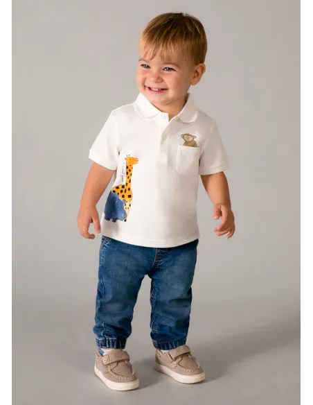 Polo m/c animal - Nata      
