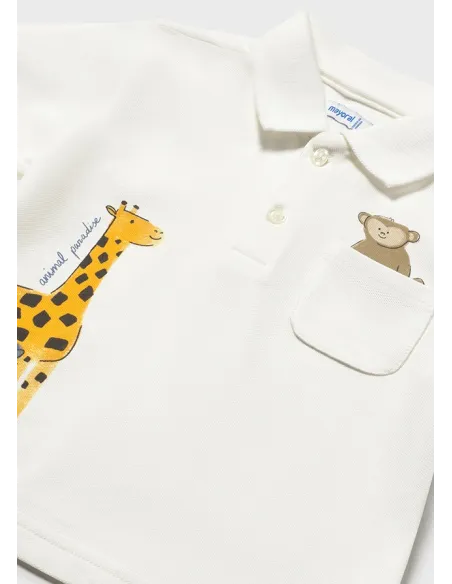 Polo m/c animal - Nata      
