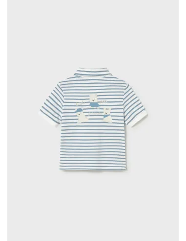 Polo m/c bordado - Jade      