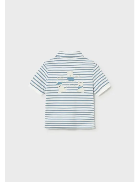 Polo m/c bordado - Jade      