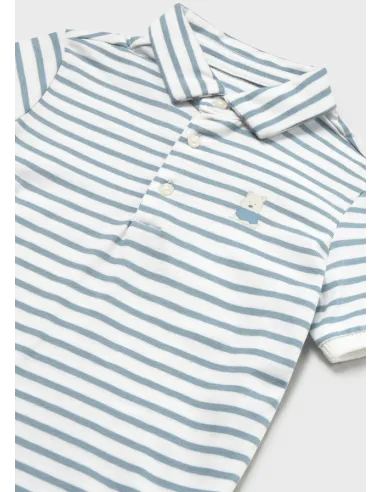 Polo m/c bordado - Jade      