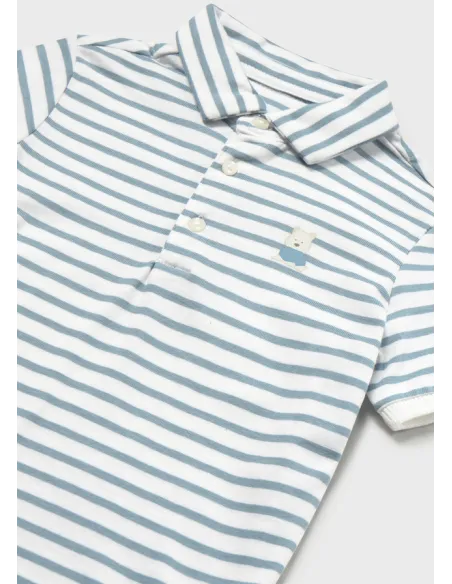 Polo m/c bordado - Jade      