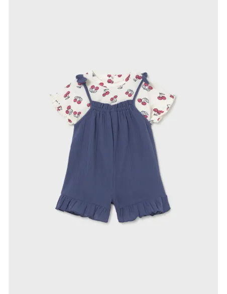 Conj. peto y camiseta - Porcelana 