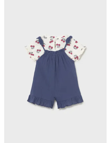 Conj. peto y camiseta - Porcelana 