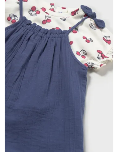 Conj. peto y camiseta - Porcelana 