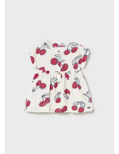 Vestido estampado - Crudo     