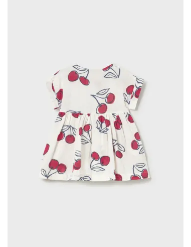 Vestido estampado - Crudo     