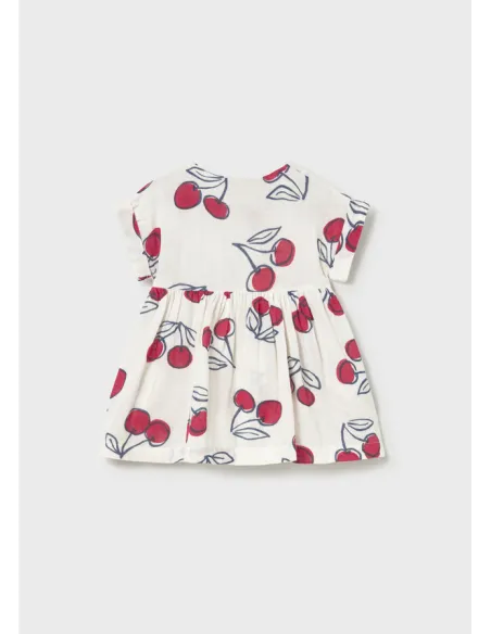 Vestido estampado - Crudo     