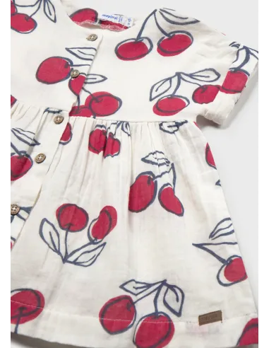 Vestido estampado - Crudo     