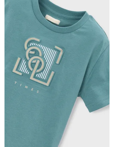 Camiseta m/c embossed - Alga      