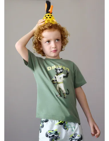 Camiseta m/c driver - Verde     