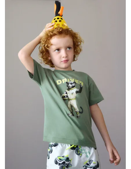Camiseta m/c driver - Verde     
