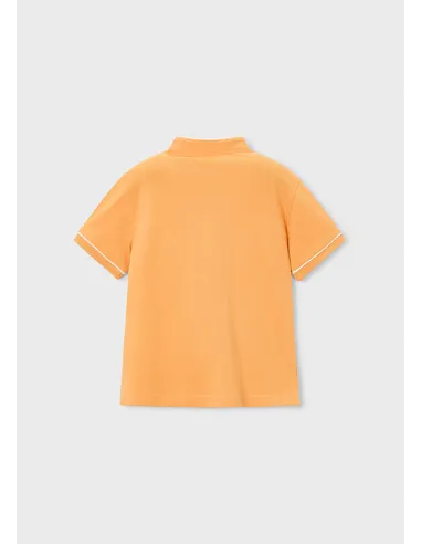 Polo m/c cuello mao - Peach     