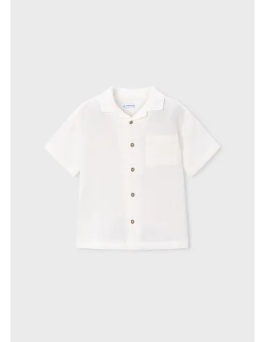 Camisa m/c bambula - Nata      