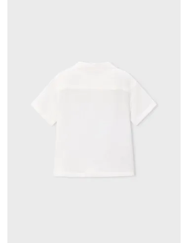 Camisa m/c bambula - Nata      