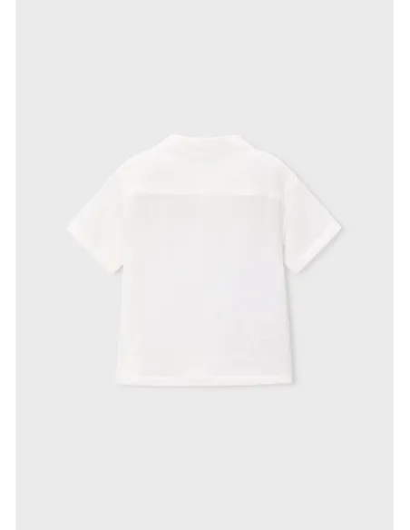 Camisa m/c bambula - Nata      