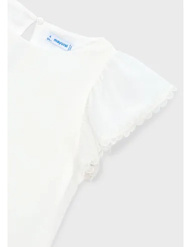 Bluson gasa puntillas - Crudo     