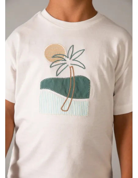 Conj. bermuda seersucker - Mocca     