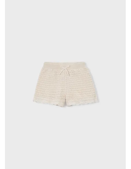Pantalon corto tricot - Garbanzo  