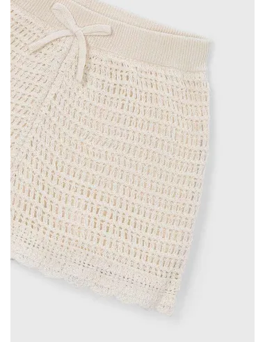 Pantalon corto tricot - Garbanzo  