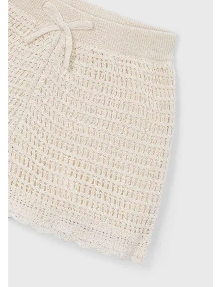 Pantalon corto tricot - Garbanzo  