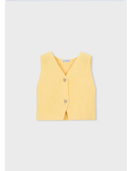 Chaleco tricot - Vainilla