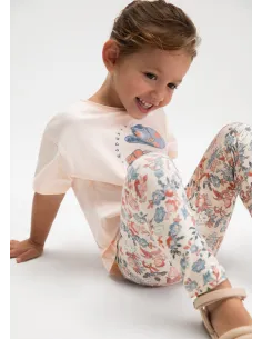 Conj. leggings estampado - Salmon    