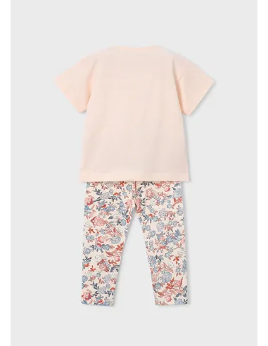 Conj. leggings estampado - Salmon    